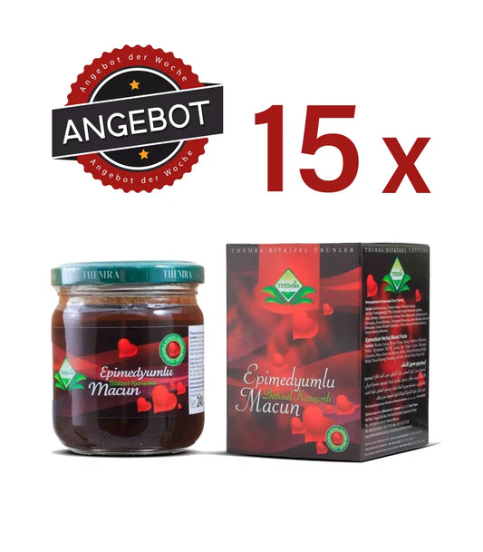 THEMRA Epimedium Macun Ginseng Kräuterpaste 100% Naturprodukt 15 x 240 gr