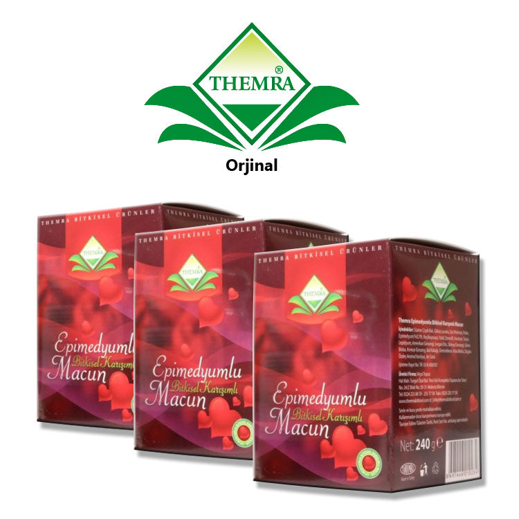 THEMRA Epimedium Macun Ginseng pâte à base de plantes 100% produit naturel 240 gr 